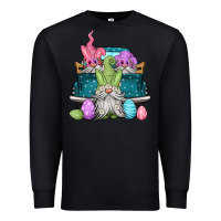Black easter gnomes farm truck Premium Sweatshirt - Jasminsmagicworld
