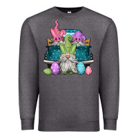 Charcoal Heather easter gnomes farm truck Premium Sweatshirt - Jasminsmagicworld