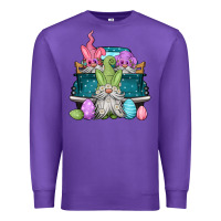 Purple easter gnomes farm truck Premium Sweatshirt - Jasminsmagicworld