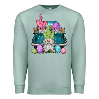 Seafoam easter gnomes farm truck Premium Sweatshirt - Jasminsmagicworld