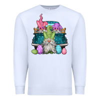 White easter gnomes farm truck Premium Sweatshirt - Jasminsmagicworld