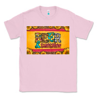 Bubblegum Pink beer and sunshine skinny metal can holder Classic Tee - HRA Design Shop