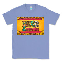Colony Blue beer and sunshine skinny metal can holder Classic Tee - HRA Design Shop