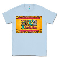 Dusty Blue beer and sunshine skinny metal can holder Classic Tee - HRA Design Shop
