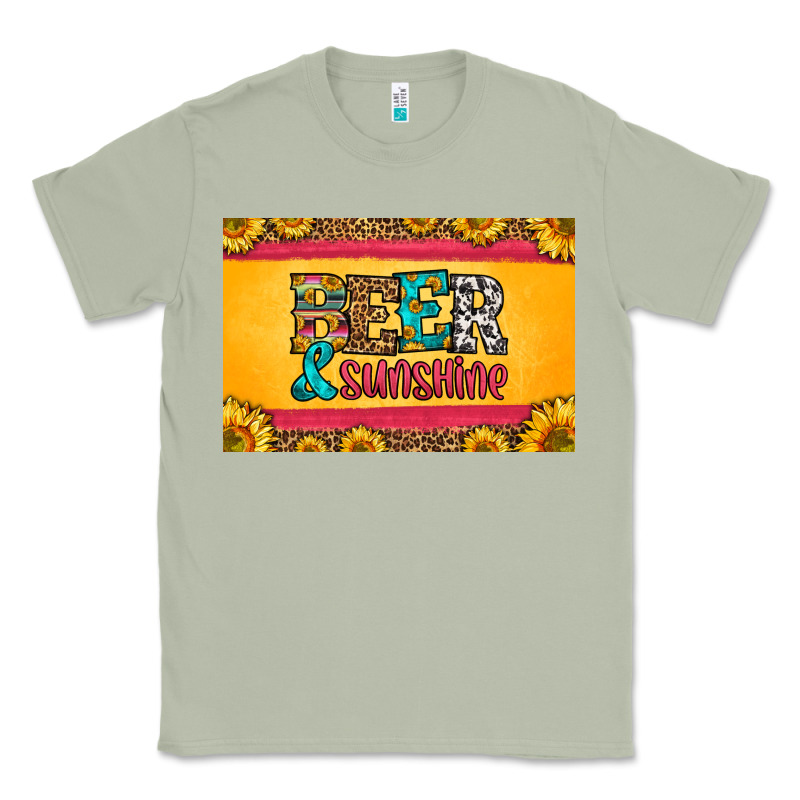 Beer And Sunshine Skinny Metal Can Holder Classic Tee by HRA Design Shop | Teevron