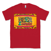 Red beer and sunshine skinny metal can holder Classic Tee - HRA Design Shop