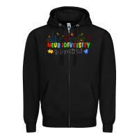 Black neurodiversity is beautiful Zipper Hoodie - JahusDesignShop