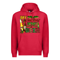 Cardinal my christmas spirit is beer with beer bottles Premium Hoodie - AdoDesignShop