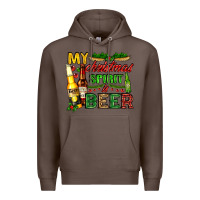 Coffee my christmas spirit is beer with beer bottles Premium Hoodie - AdoDesignShop