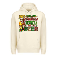 Sandshell my christmas spirit is beer with beer bottles Premium Hoodie - AdoDesignShop