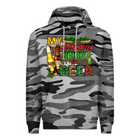 Slate Camo my christmas spirit is beer with beer bottles Premium Hoodie - AdoDesignShop