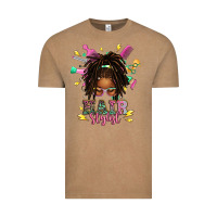 Vintage Coffee afro locs hair stylist messy bun tbw Vintage Tee - texasbilliewilder