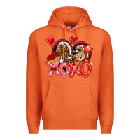 Carrot xo xo with leopard and cowhide heart Premium Hoodie - NancyCooperArtShop