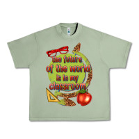 Oil Green the future of the world is in my classroom Urban Heavy Tee - texasbilliewilder