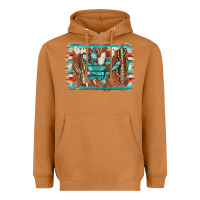 Meerkat cactus cowhide serape Heavyweight Hoodie - AdoDesignShop