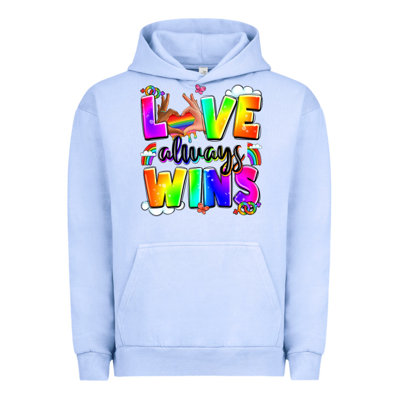 Love Always Wins Urban Hoodie by LillyAllenDesigns | Teevron