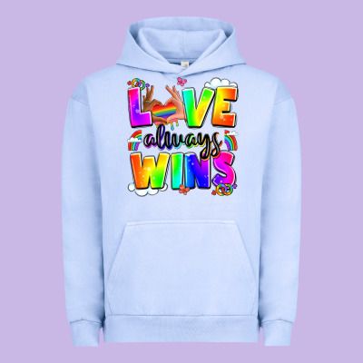 Love Always Wins Urban Hoodie Designed By Lillyallendesigns