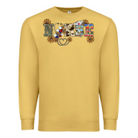 Antique Gold western nurse Premium Sweatshirt - BarkalooDesign
