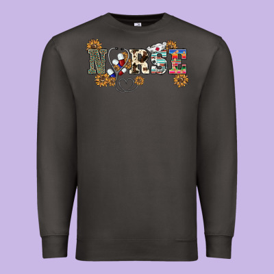 Western Nurse Premium Sweatshirt Designed By Barkaloodesign