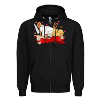 Black personalized chef tools kopyası Zipper Hoodie - JahusDesignShop