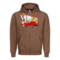 Chestnut personalized chef tools kopyası Zipper Hoodie - JahusDesignShop