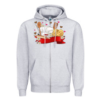 Heather Grey personalized chef tools kopyası Zipper Hoodie - JahusDesignShop