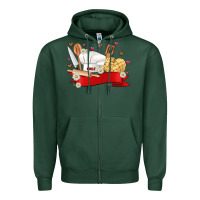 Sports Green personalized chef tools kopyası Zipper Hoodie - JahusDesignShop