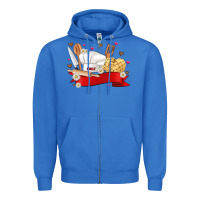 True Royal personalized chef tools kopyası Zipper Hoodie - JahusDesignShop