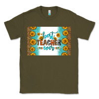 Army Green best teacher ever skinny metal can holder Classic Tee - HRA Design Shop