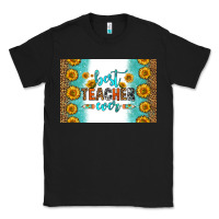 Best Teacher Ever Skinny Metal Can Holder Classic Tee | Teevron