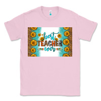 Bubblegum Pink best teacher ever skinny metal can holder Classic Tee - HRA Design Shop
