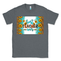 Charcoal Heather best teacher ever skinny metal can holder Classic Tee - HRA Design Shop