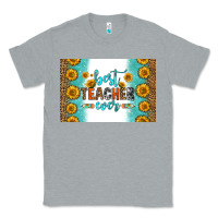 Heather Grey best teacher ever skinny metal can holder Classic Tee - HRA Design Shop