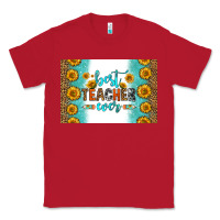 Red best teacher ever skinny metal can holder Classic Tee - HRA Design Shop