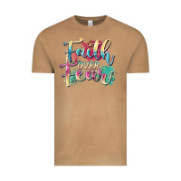 Vintage Camel faith over fear Vintage Tee - Zillion Design Studio