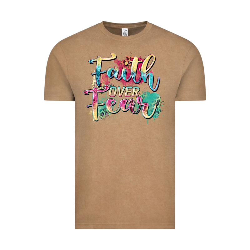 Faith Over Fear Vintage Tee by Zillion Design Studio | Teevron