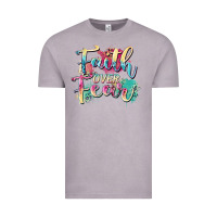 Vintage Zinc faith over fear Vintage Tee - Zillion Design Studio