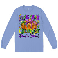 Colony Blue king cake calories don't count Long Sleeve Tee - FaDigitalArtStudio