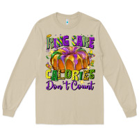 Mushroom king cake calories don't count Long Sleeve Tee - FaDigitalArtStudio