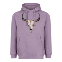 Lavender bullskull Heavyweight Hoodie - Artiststas