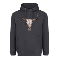 Smoke bullskull Heavyweight Hoodie - Artiststas