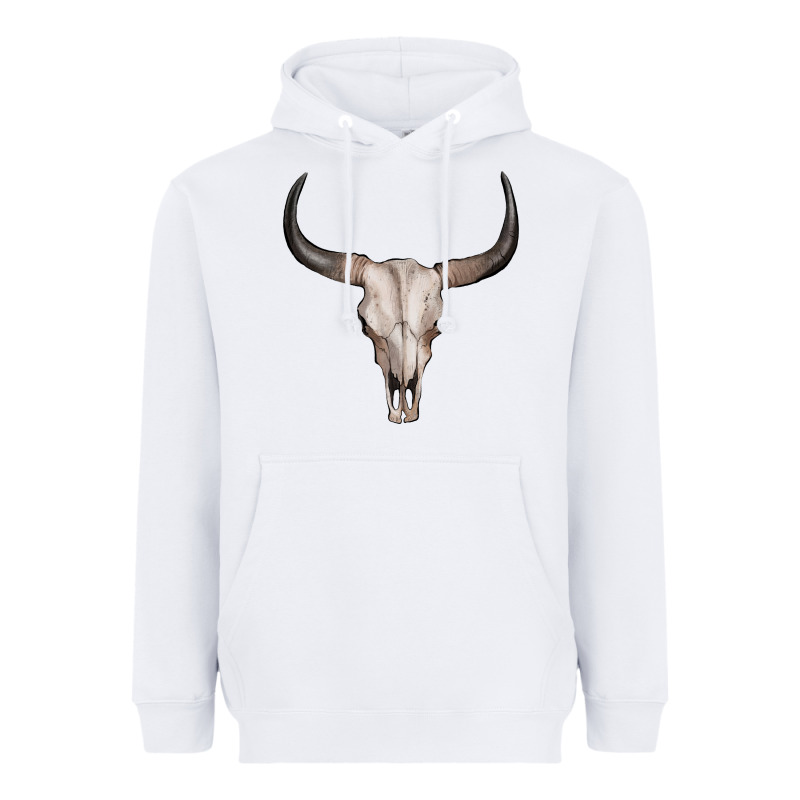Bullskull Heavyweight Hoodie by Artiststas | Teevron
