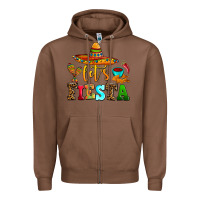 Chestnut let's fiesta Zipper Hoodie - AdoDesignShop