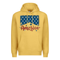 Antique Gold America Premium Hoodie - MaliasSmallBusiness