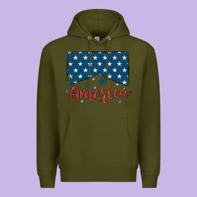 America Premium Hoodie Designed By Maliassmallbusiness