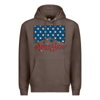 Coffee America Premium Hoodie - MaliasSmallBusiness