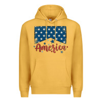 Mustard America Premium Hoodie - MaliasSmallBusiness