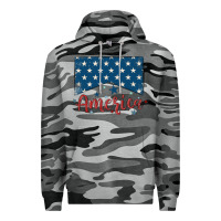 Slate Camo America Premium Hoodie - MaliasSmallBusiness