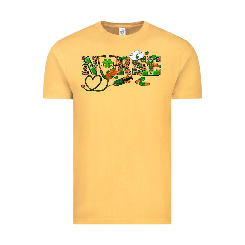 St. Patrick's Day Nurse Vintage Tee by RanaPortraitStore | Teevron