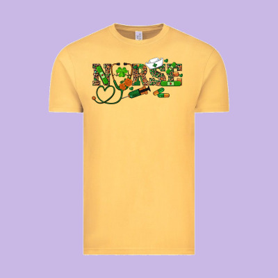 Vintage Tee St. Patrick's Day Nurse